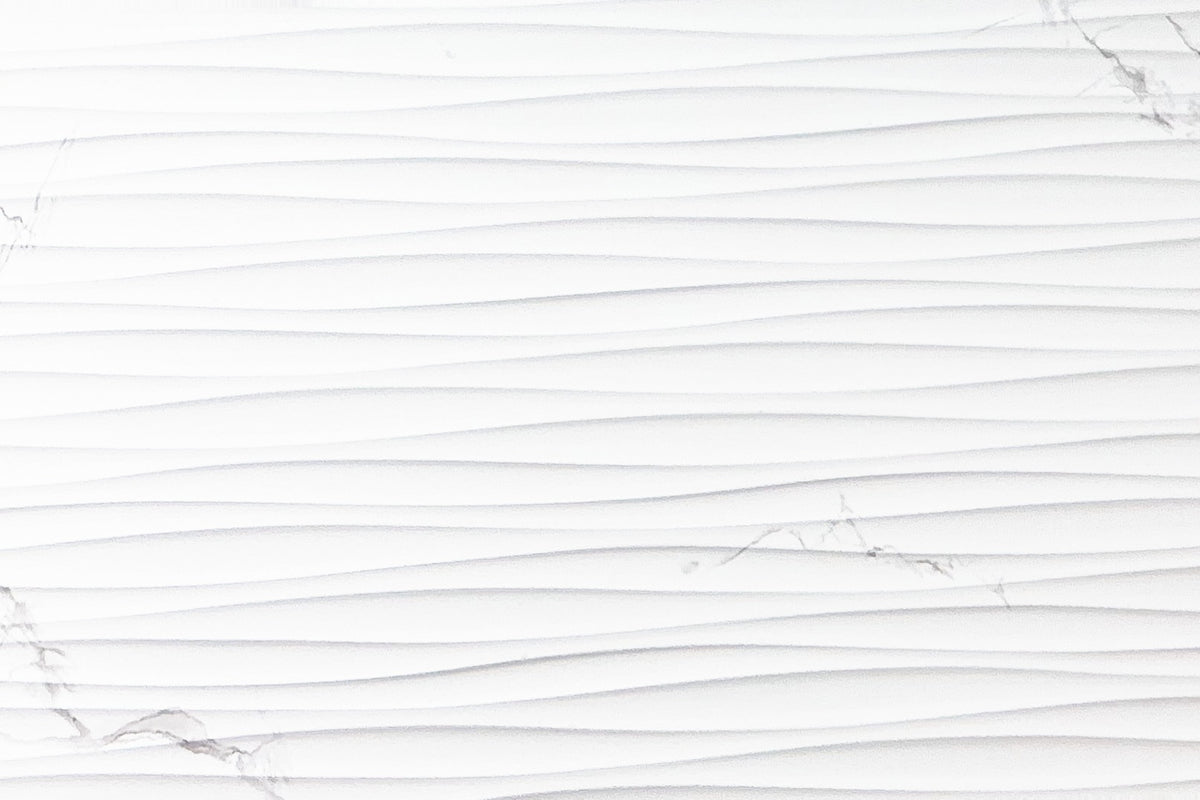 White Tile 16×32 — 6072HL, structured, full view