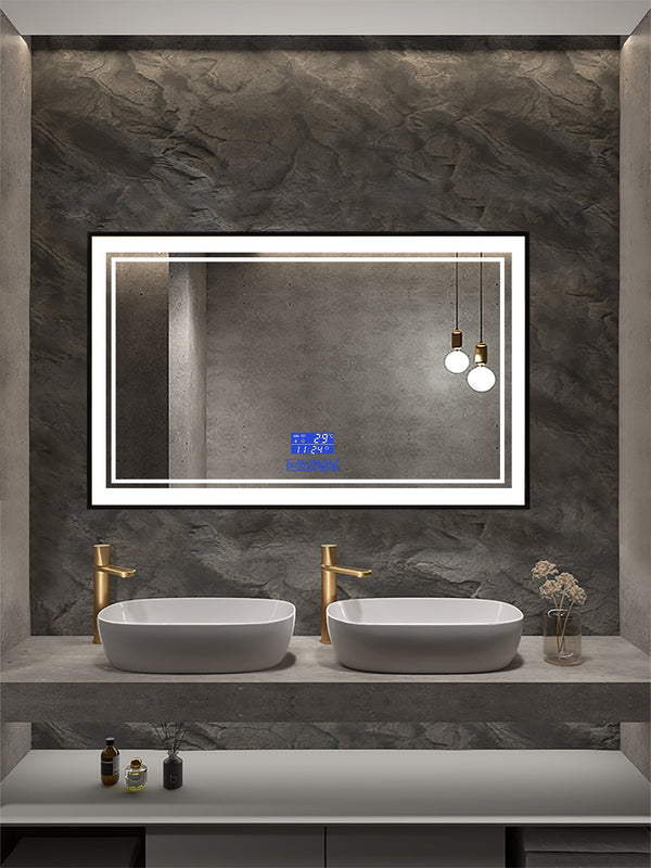 Lmf -107 Black - LED Mirrors at Gracious Flooring