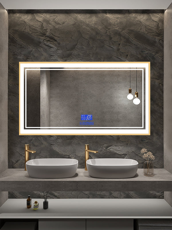 Lmf - 107 Gold - LED Mirrors at Gracious Flooring