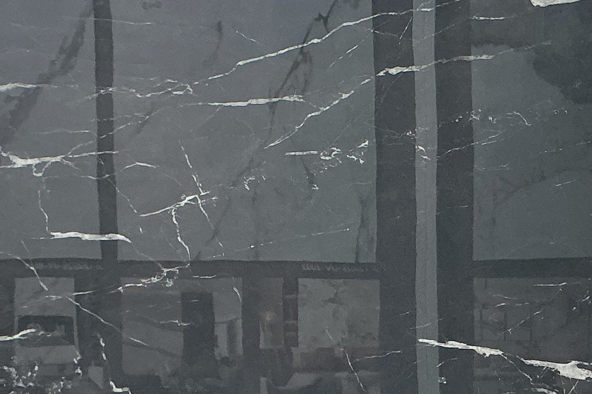 Black Polished Tile 24×24 — AWT-02, full view