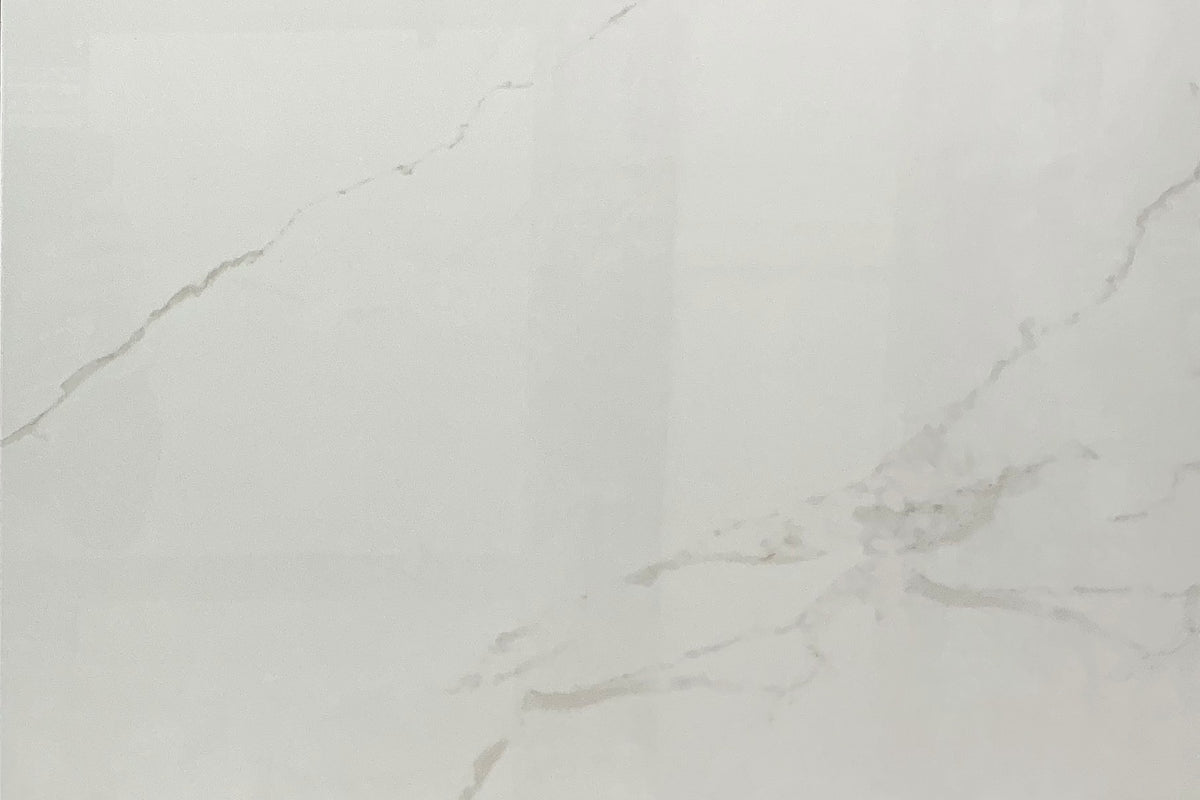 Grey Glossy Tile 24×24 — EUT-37, full view