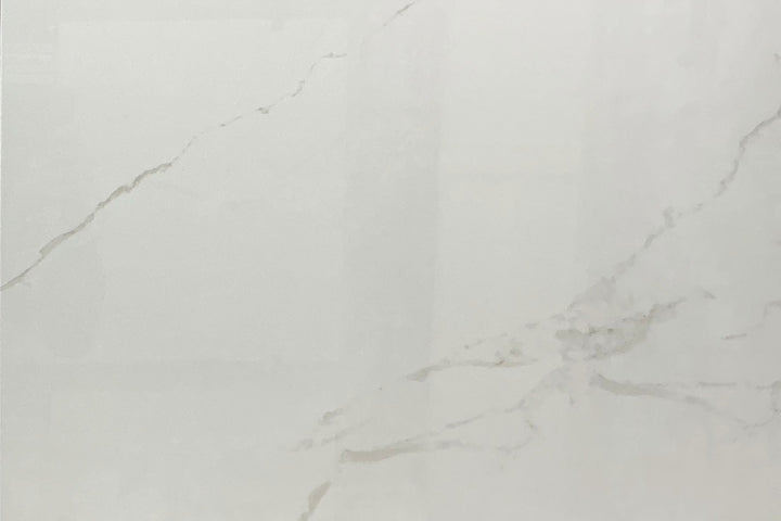 Grey Glossy Tile 24×24 — EUT-37, full view