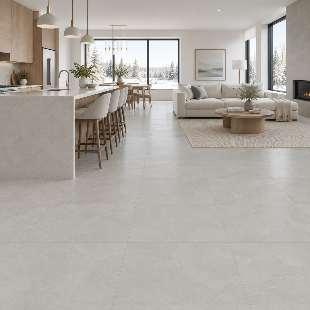 Grey Tile 24×24 — EUT-42, an illustration of it installed