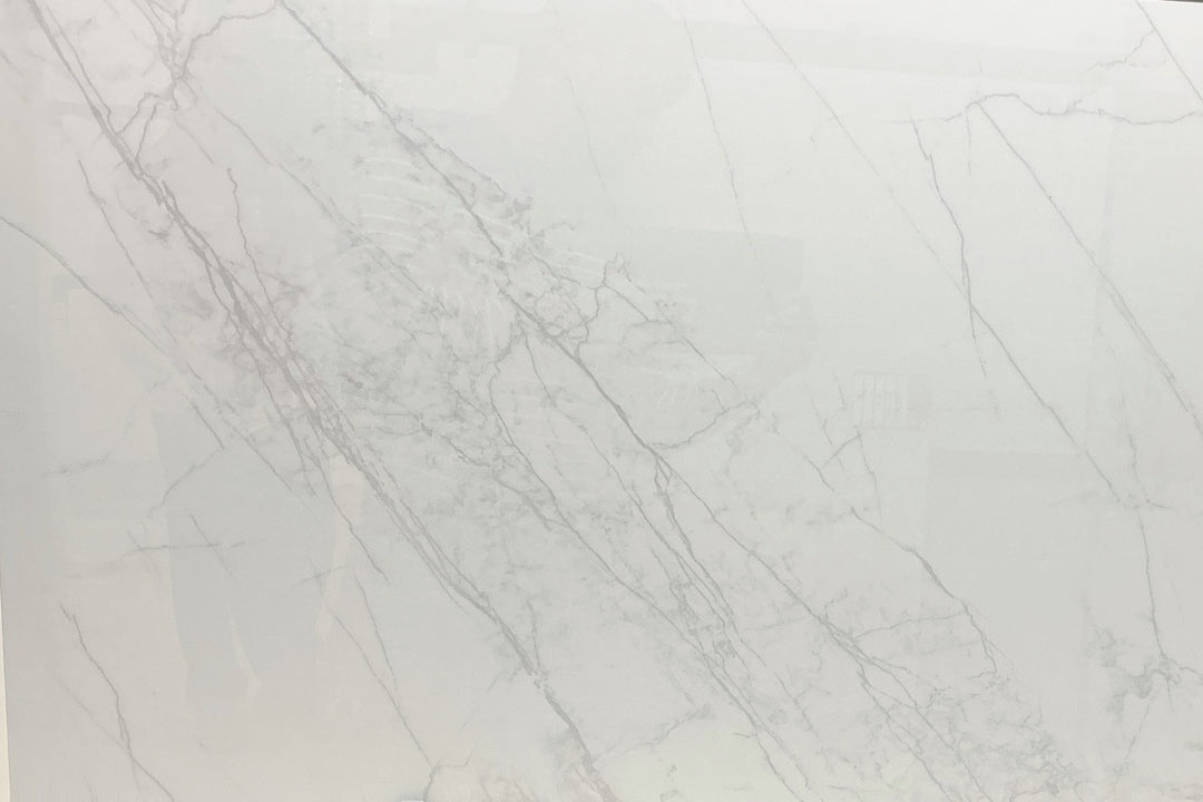 White Glossy Tile 24×48 — GL-006, full view