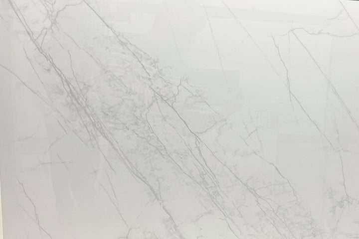 White Glossy Tile 24×48 — GL-006, full view