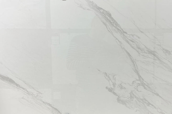 White Glossy Tile 24×48 — GL-007, full view