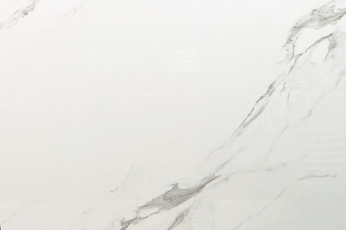 White Glossy Tile 24×48 — GL-009, full view