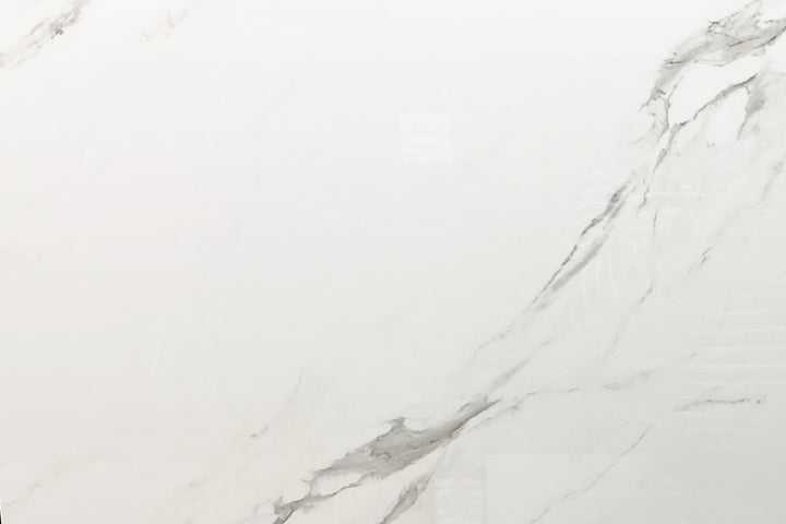 White Glossy Tile 24×48 — GL-009, full view