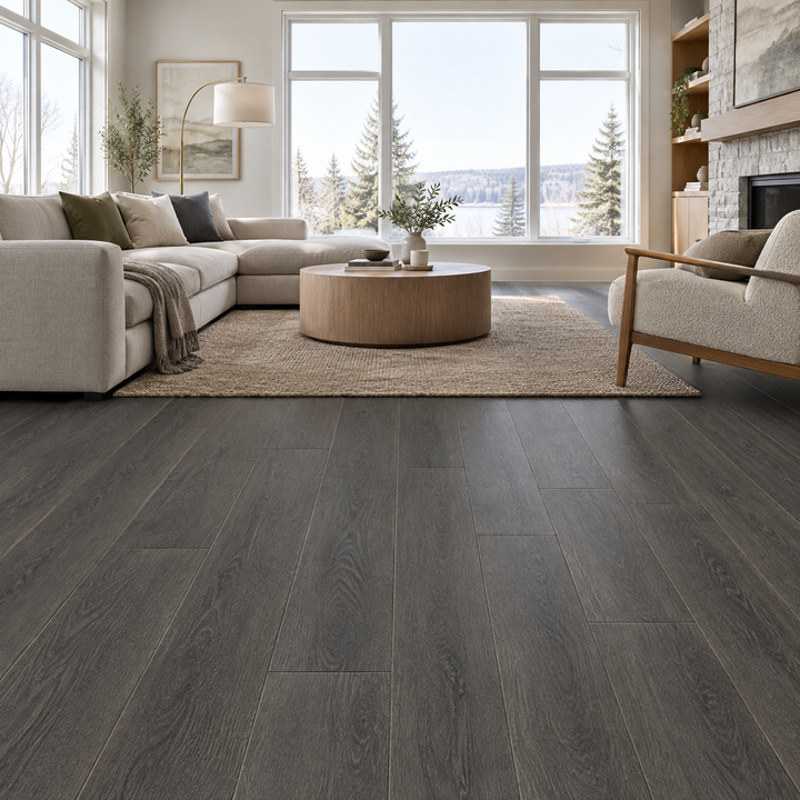 Grey Laminate 7×48 — NWR-12-10, an illustration of it installed