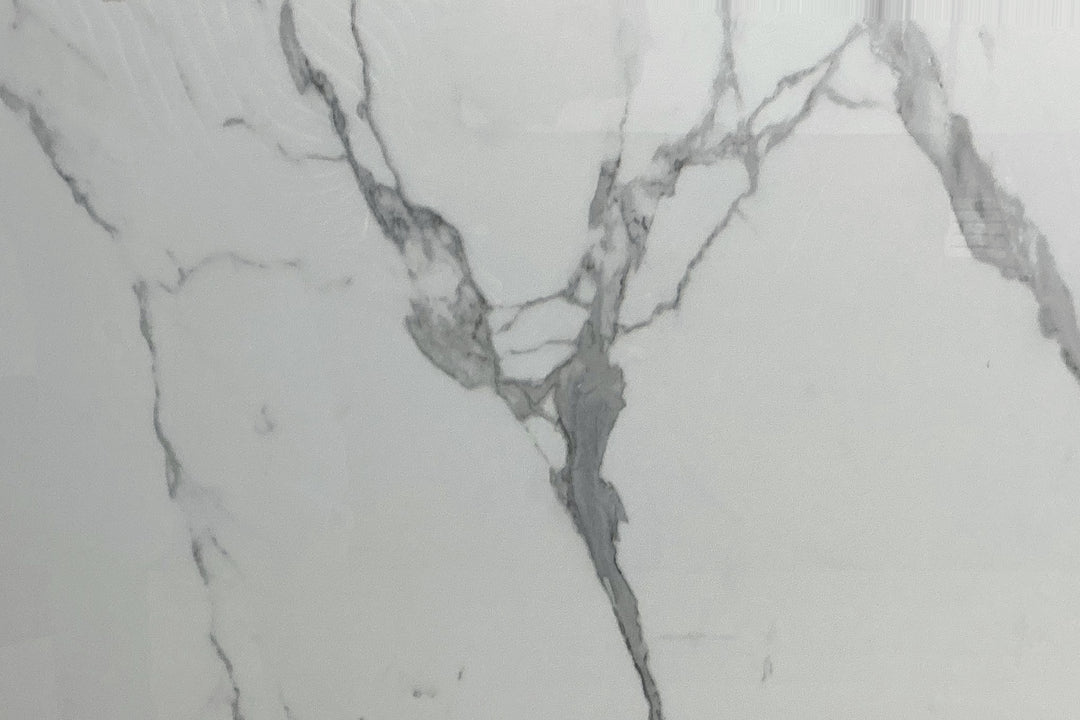 Satvario Grey Glossy Tile 24×48, full view