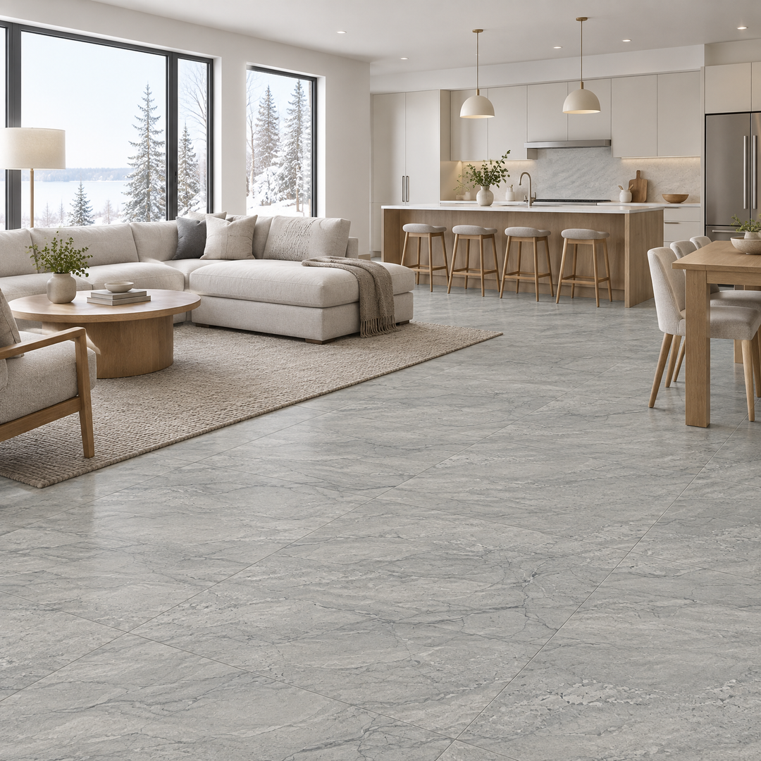 Grey Tile 24×24 — SS 3633, an illustration of it installed