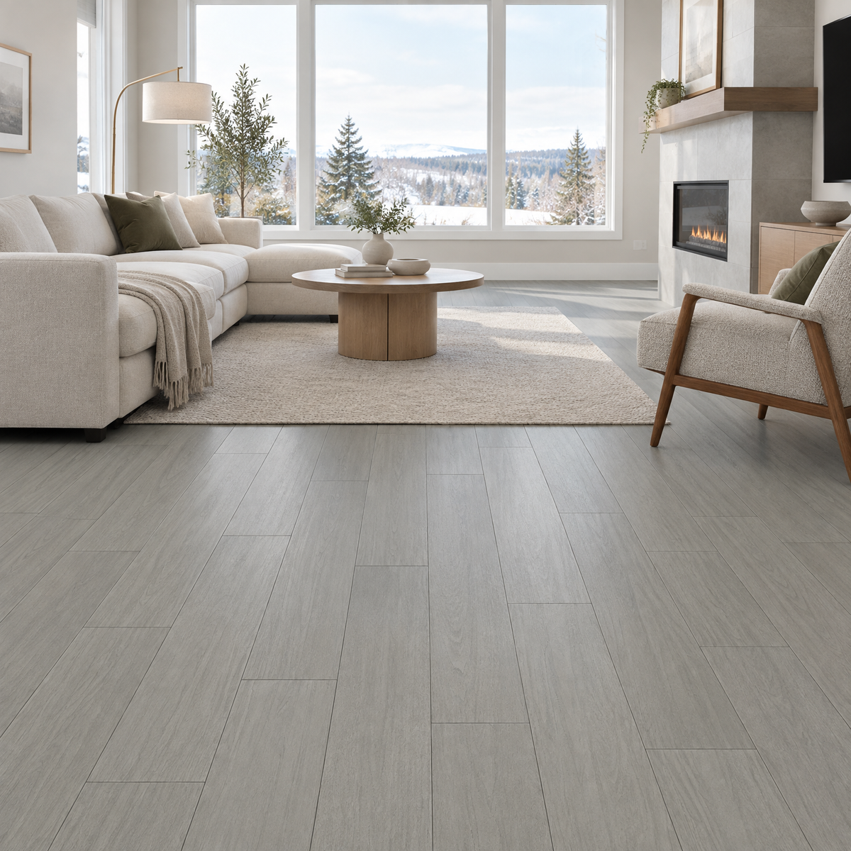Grey Laminate 7×48 — VRWPL8-14, an illustration of it installed
