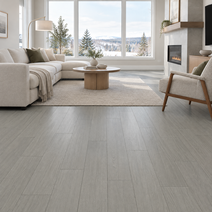 Grey Laminate 7×48 — VRWPL8-14, an illustration of it installed