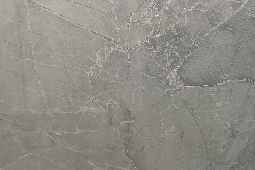 Grey Glossy Tile 24×24 — VSG-03, full view
