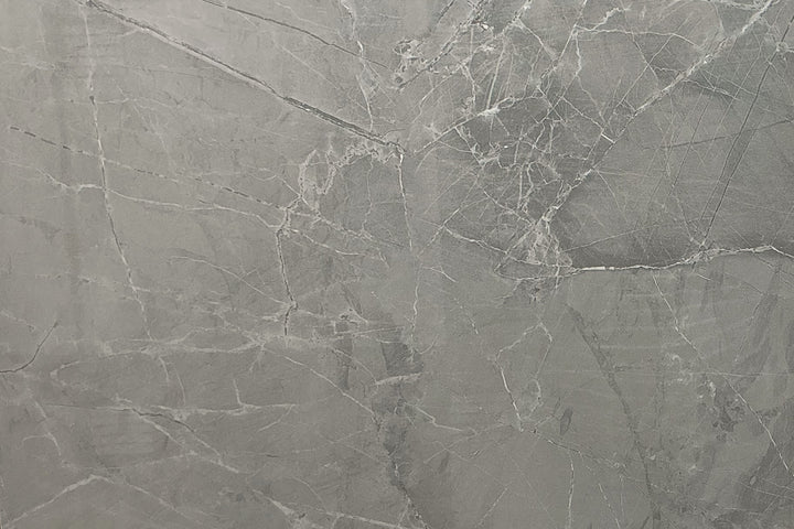 Grey Glossy Tile 24×24 — VSG-03, full view