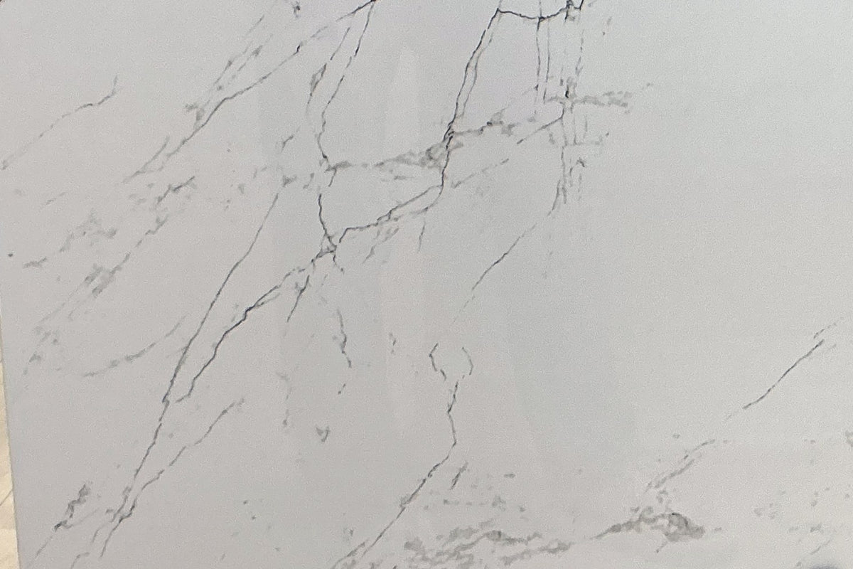 White Glossy Tile 24×24 — VSW-01, full view